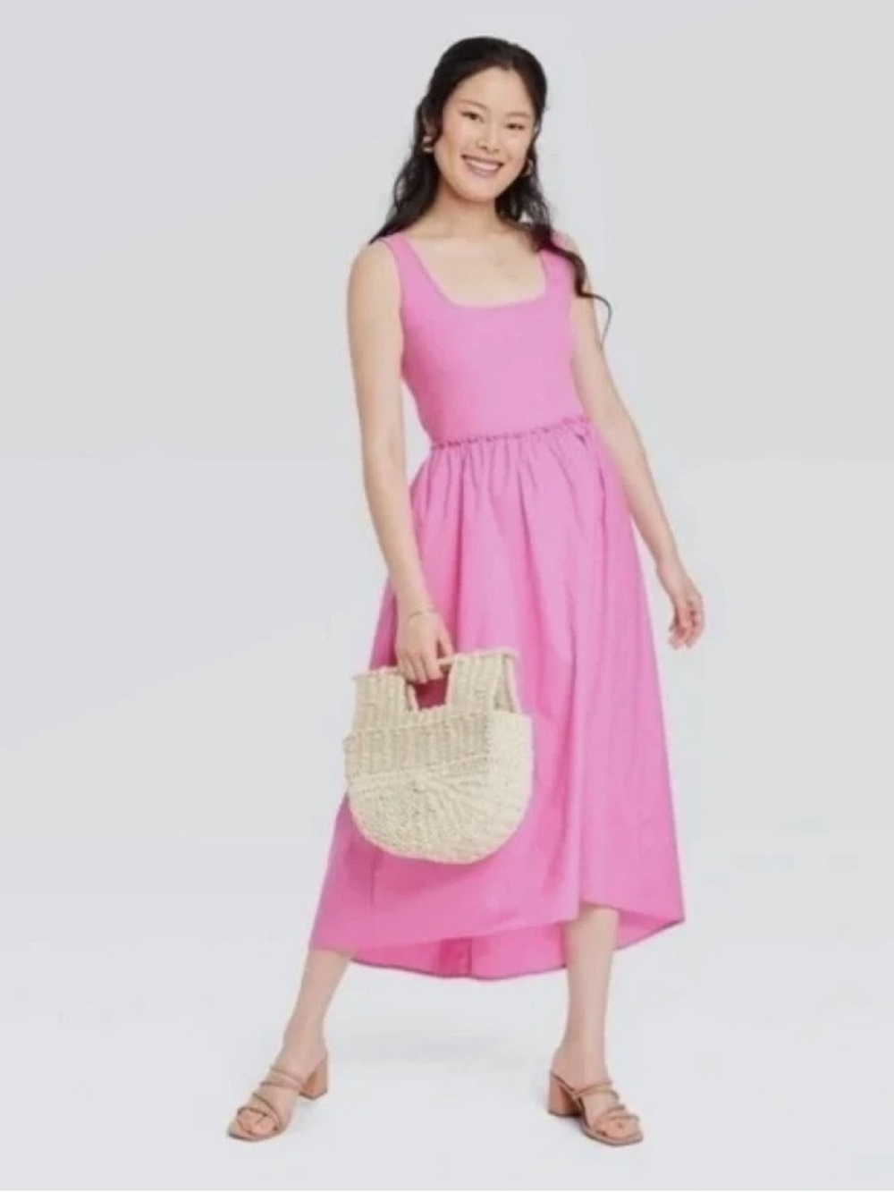 EUC A New Day Asymmetrical Midi Ballet Dress